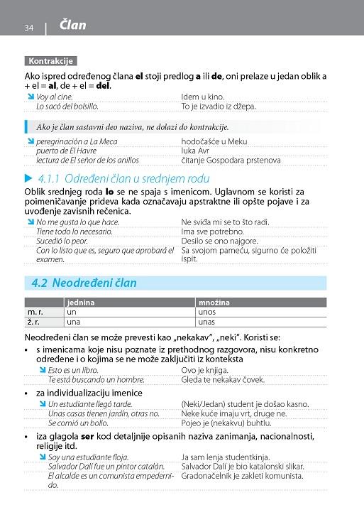 GRAMATIKA SAVREMENOG ŠPANSKOG 