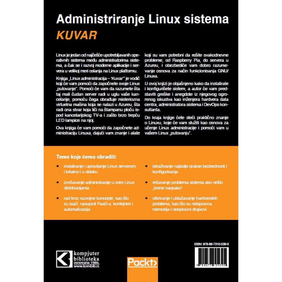 ADMINISTRIRANJE LINUX  SISTEMA Kuvar 