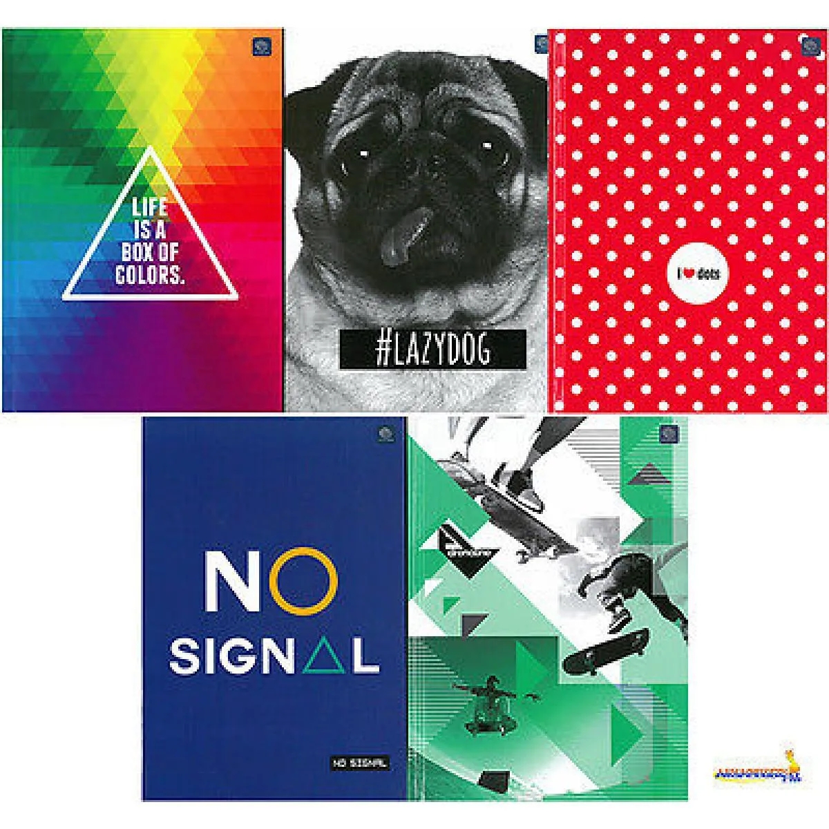 Sveska A5 96L  MIX DESIGNS 