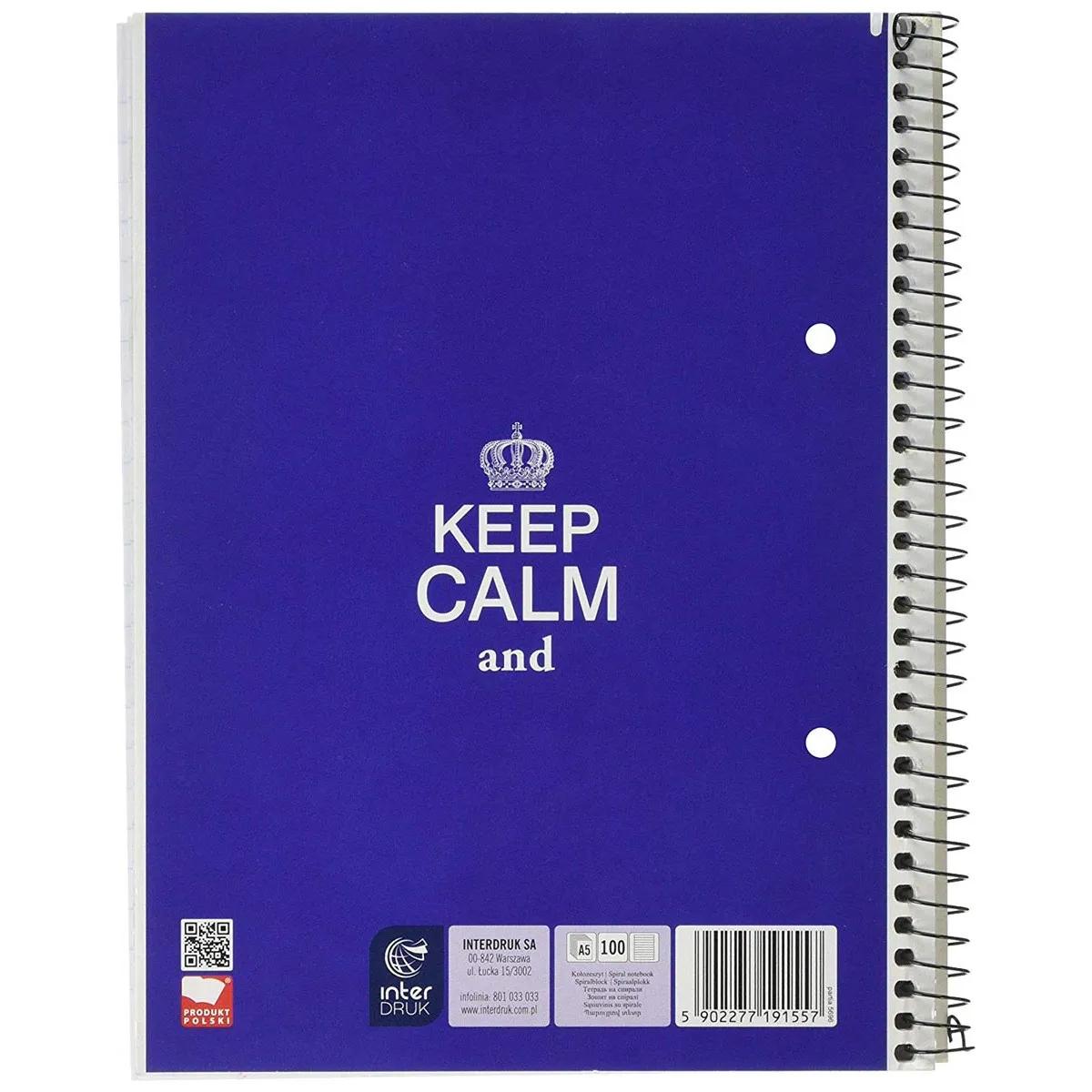 Sveska sa spiralom A5 UV na linije 