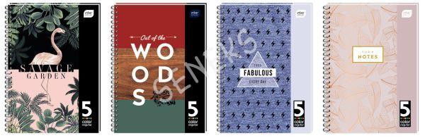 Sveska A5 100L COLOURED DIVIDERS (više vrsta) 