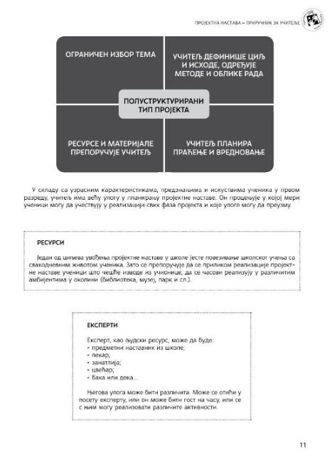 PROJEKTNA NASTAVA 2 Priručnik za učitelje 