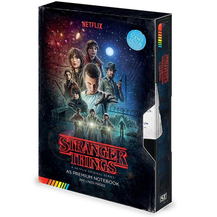Notes Premium A5 STRANGER THINGS Season 1 VHS 