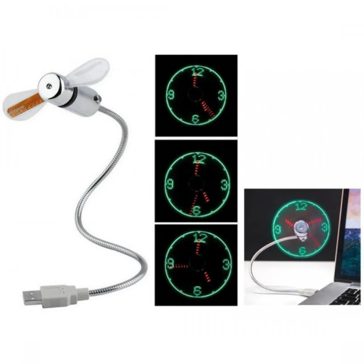 Led Ventilator CLOCK LED FAN 