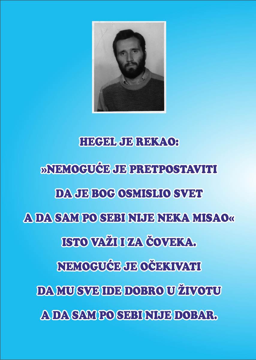 MORALNO OBRAZOVANJE I VASPITANJE 