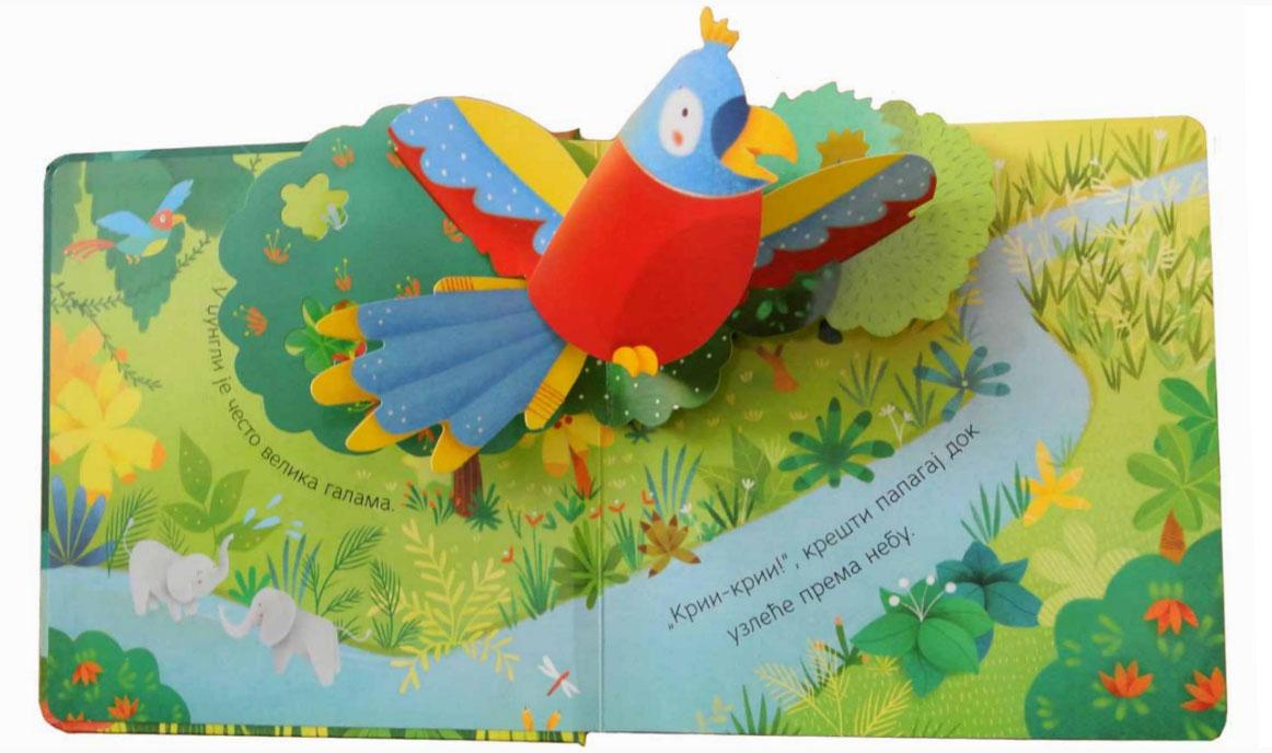 DŽUNGLA Slikovnica rasklapalica 