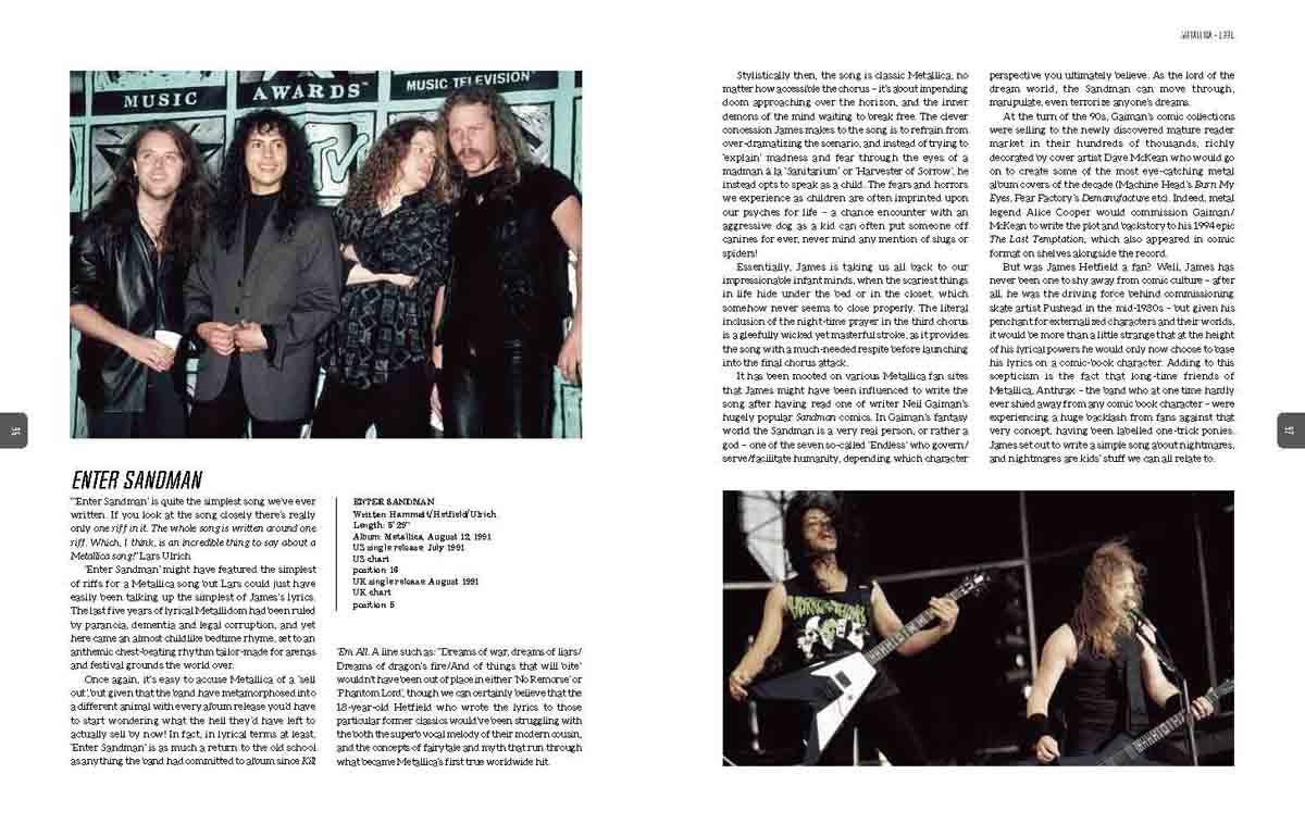 METALLICA THE STORIES BEHIND THE SONGS 