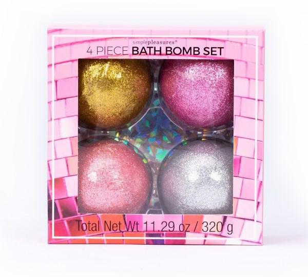 Kozmetički Set GLITTER BALL BATH BOMB SET 