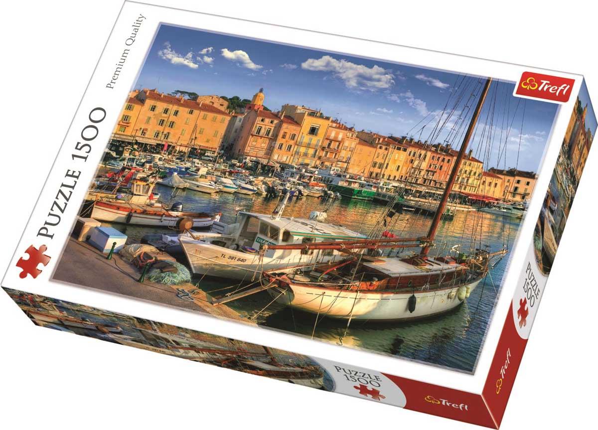 Puzzle TREFL Old Port In Saint Tropez 1500 delova 