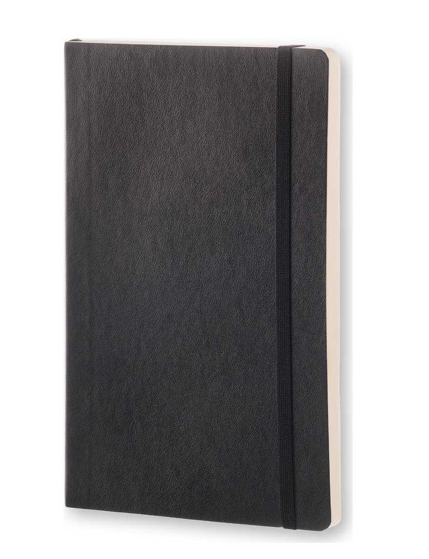 Notes A5 MOLESKINE 13x21 cm Crni (meke korice, na tačkice) 