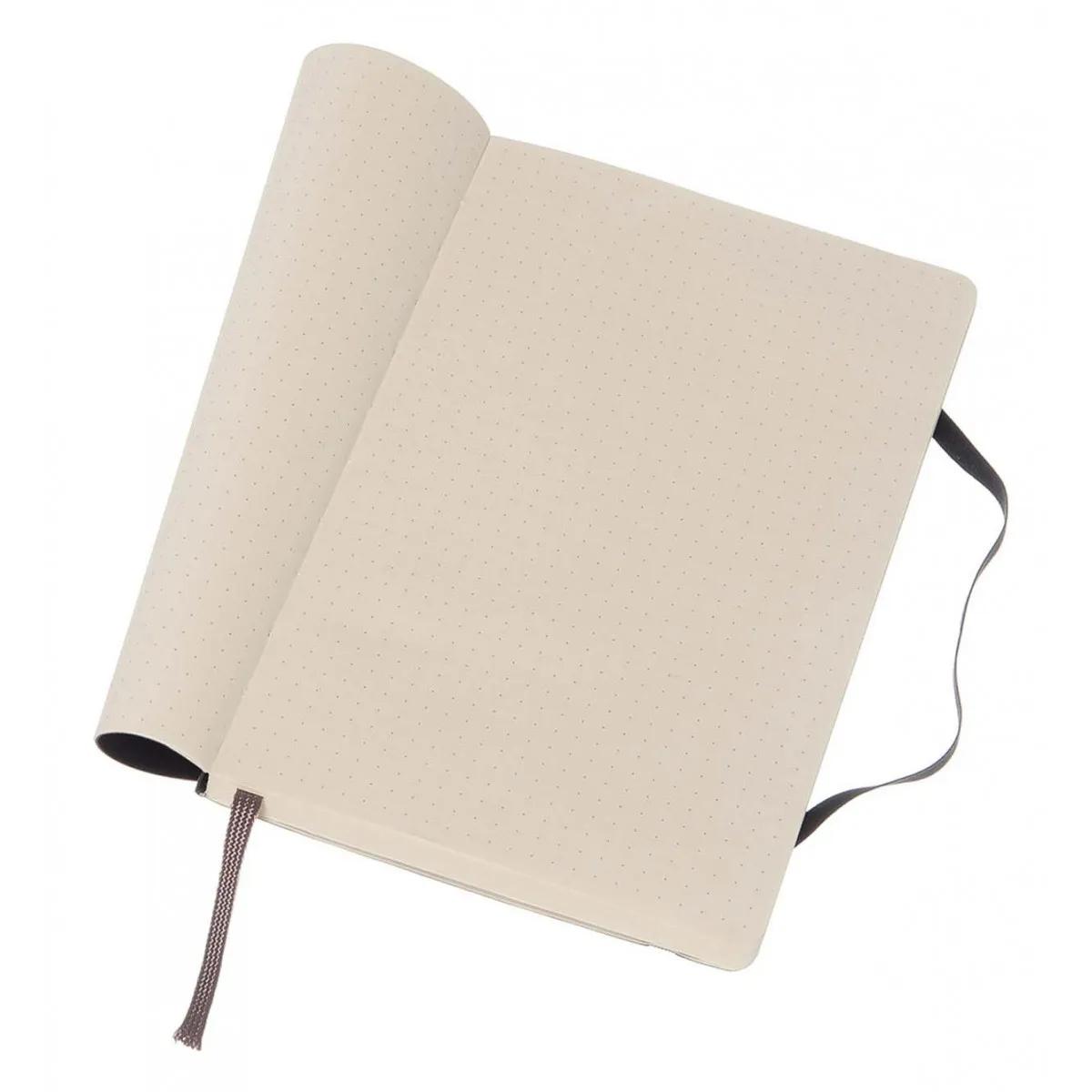 Notes A5 MOLESKINE 13x21 cm Crni (meke korice, na tačkice) 