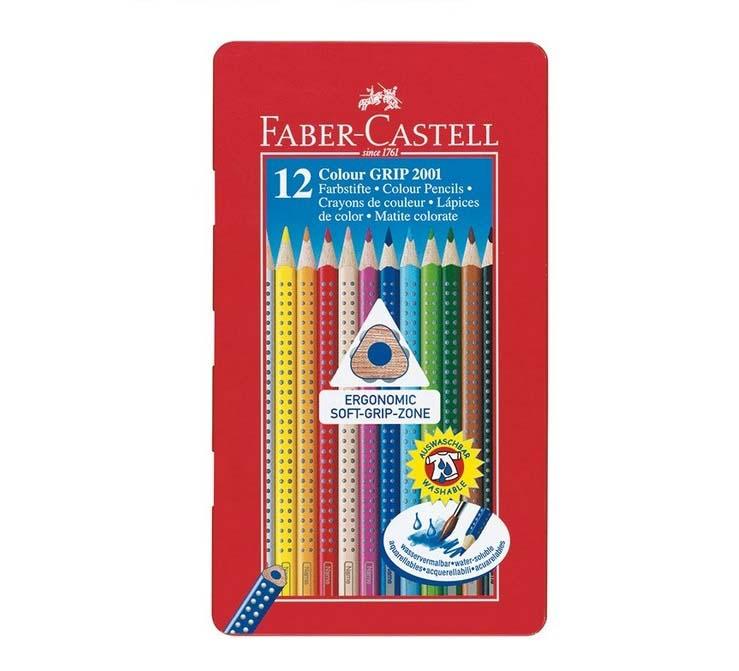 FABER CASTELL drvene bojice 1/12 METALNA KUTIJA 