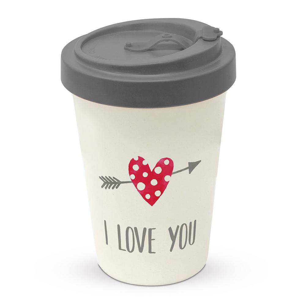 Putna šolja BAMBOO I LOVE YOU 