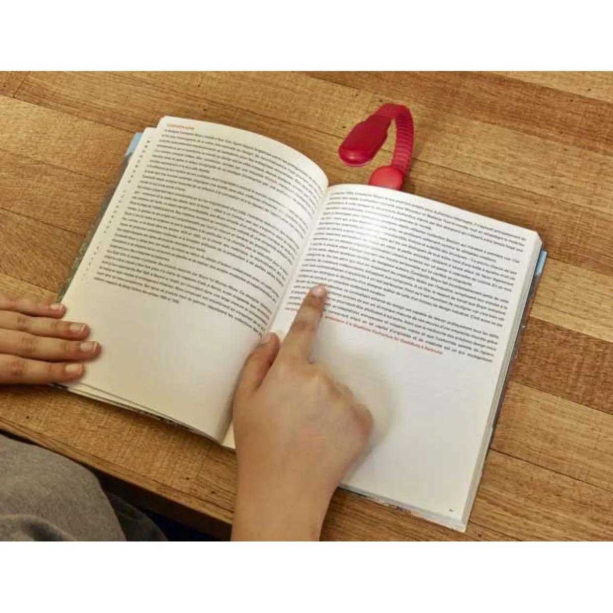 Lampica za čitanje -USB crvena 