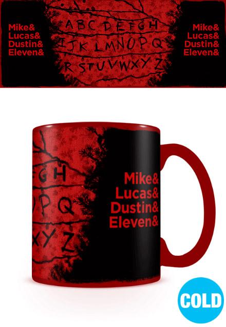 Šolja sa termo efektom STRANGER THINGS R, U, N 