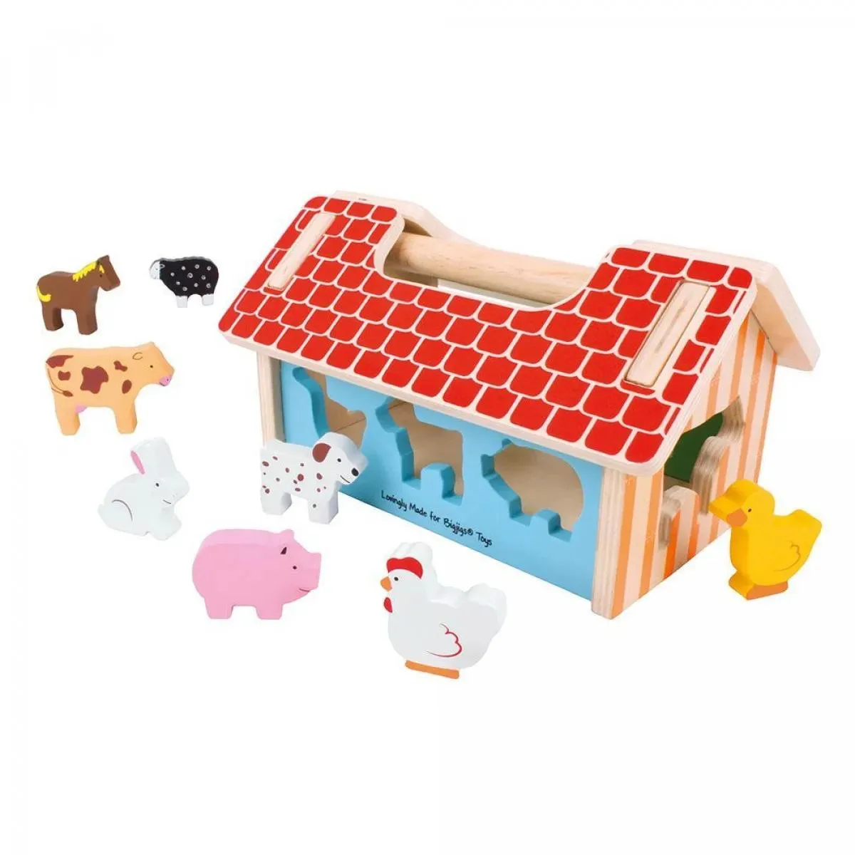 Drvena igračka slagalica FARMHOUSE SORTER 