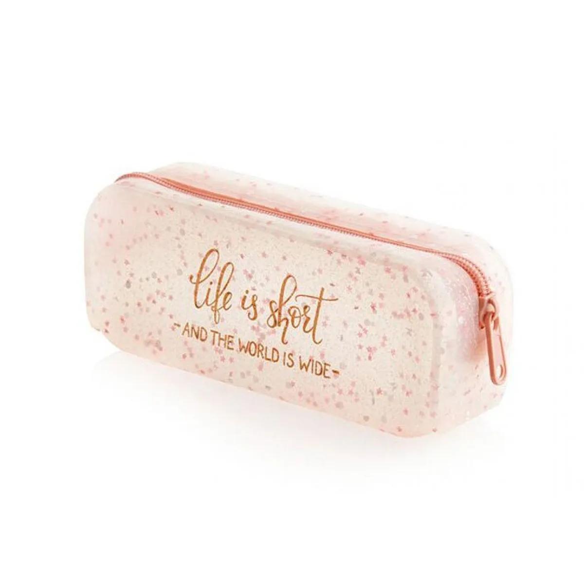 Silikonska futrola za olovke PINK MELLOW 