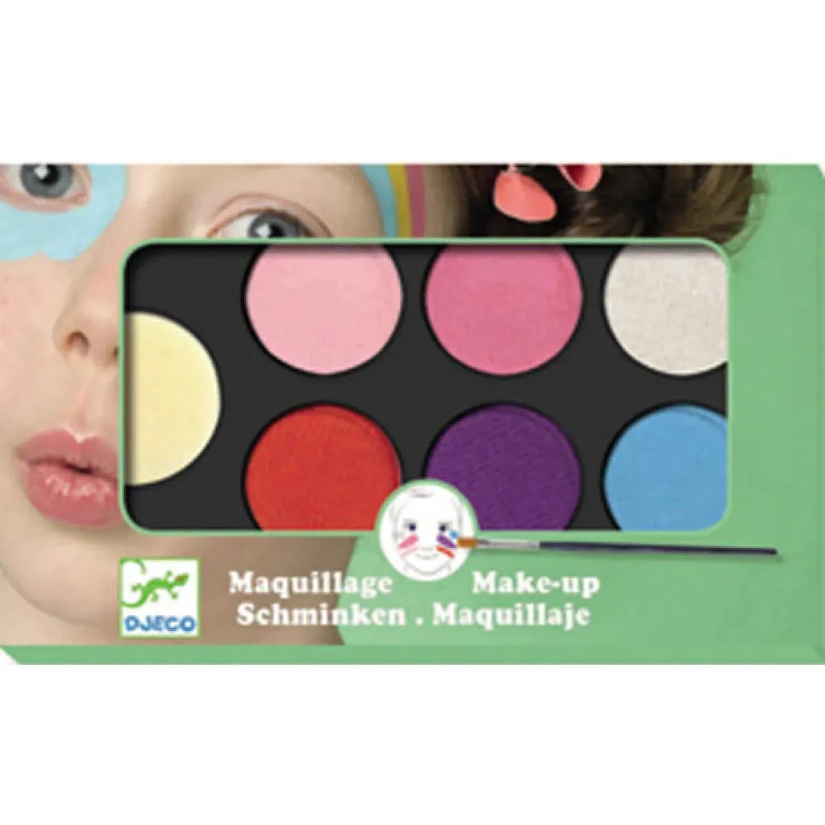 Kreativni set PALETA 6 BOJA ZA ŠMINKANJE 