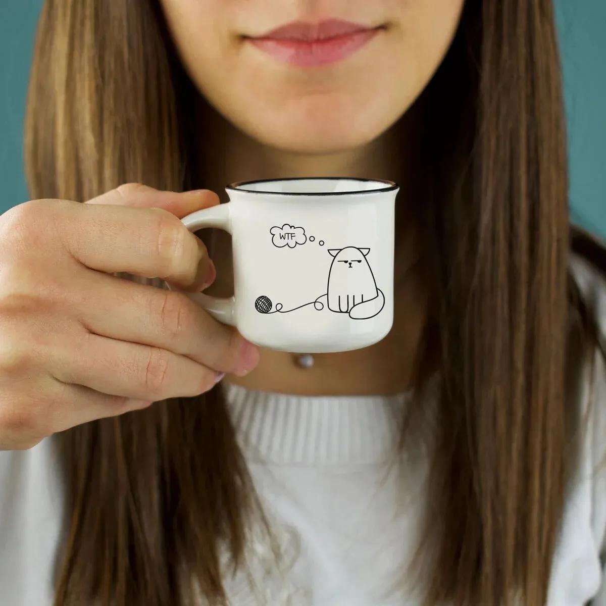 Set dve šolje za kafu 50ml DOG& CAT 