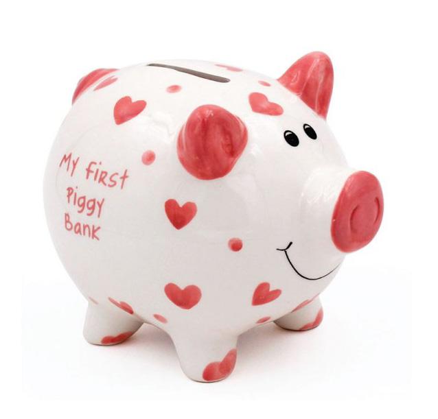 Kasica MY FIRST BANK Piggy, roze 