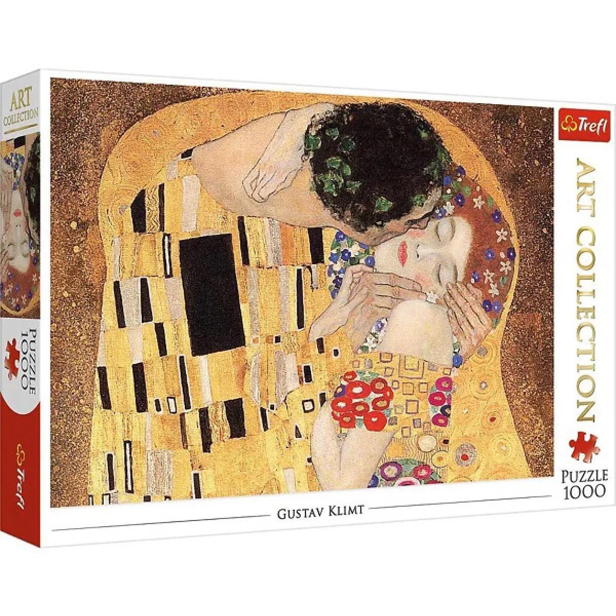 Puzzle 1000 TREFL Klimt Art The Kiss 