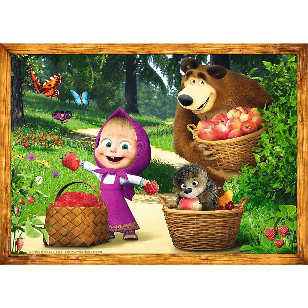 Puzzle 4 u 1 TREFL Masha s Forest Adventures 