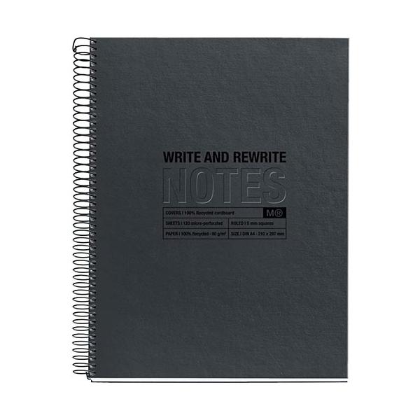 MIQUELRIUS JUST BLACK Notes A4, linije 