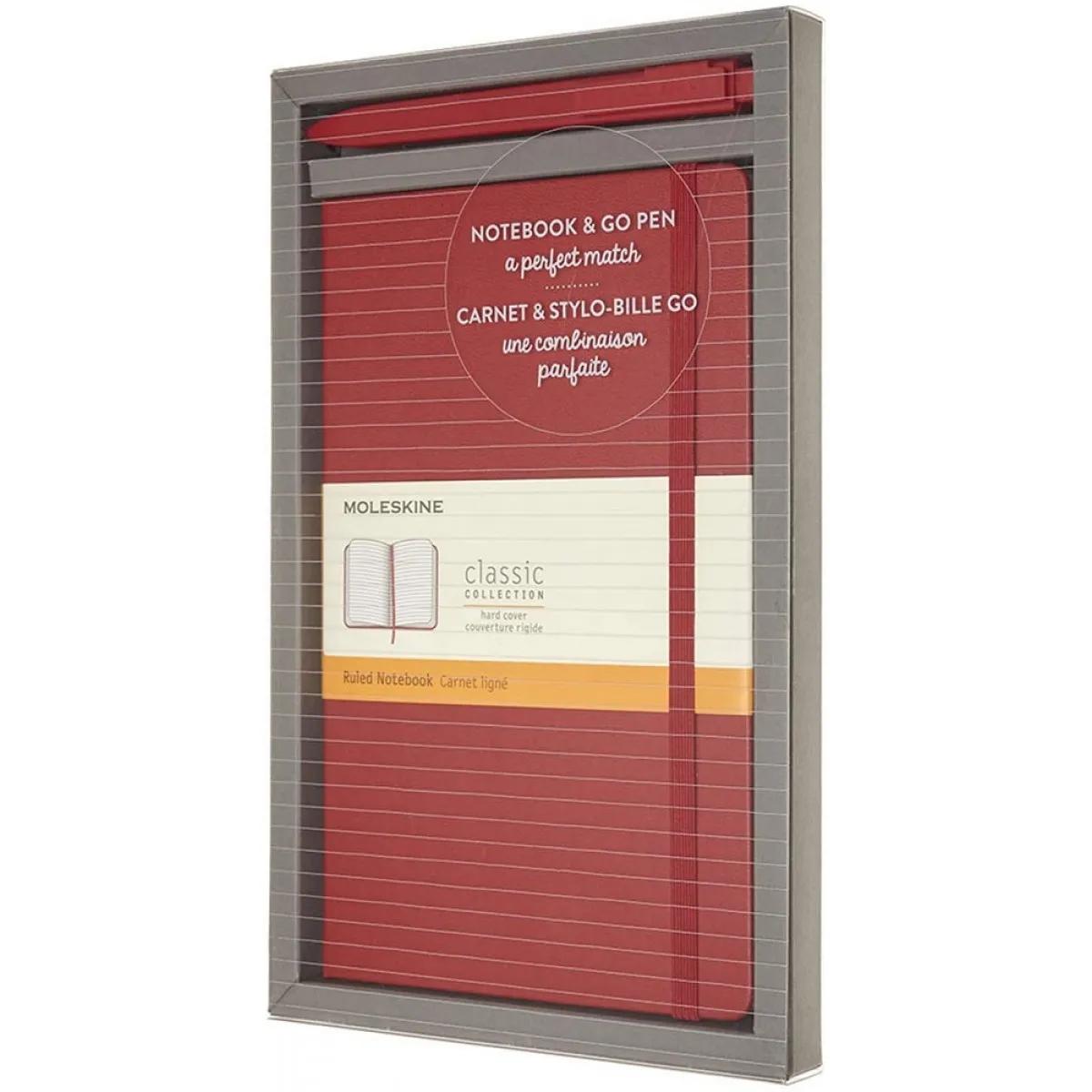 Notes A5 MOLESKINE poklon olovka, crvena 