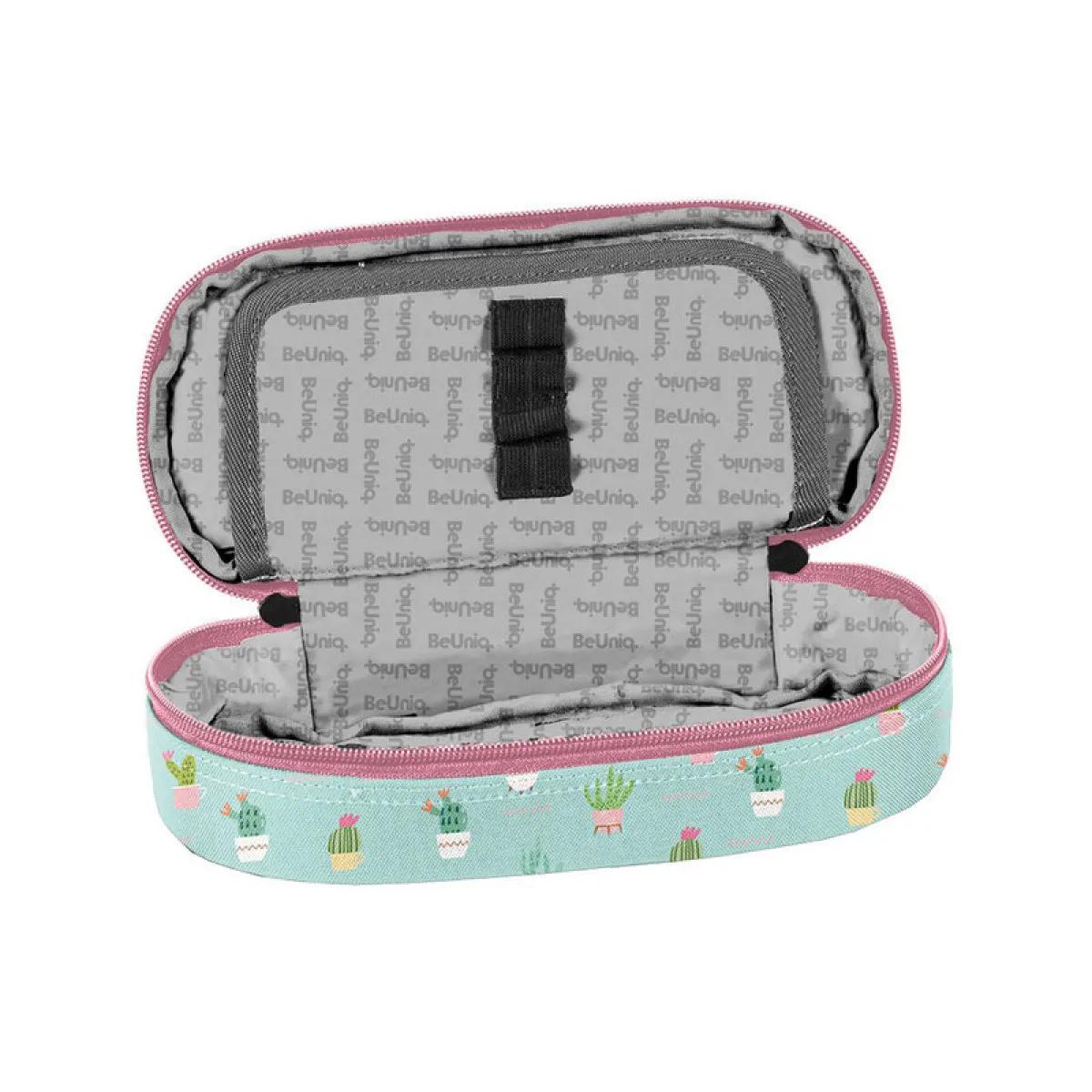 Školska Pernica PENCIL CASE BeUniq MINT CACTUS 