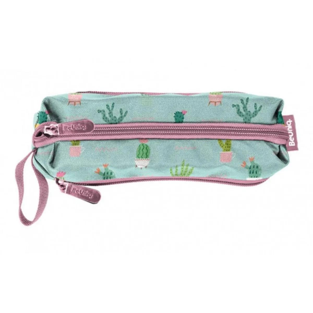 Školska Pernica PENCIL CASE BeUniq MINT CACTUS 
