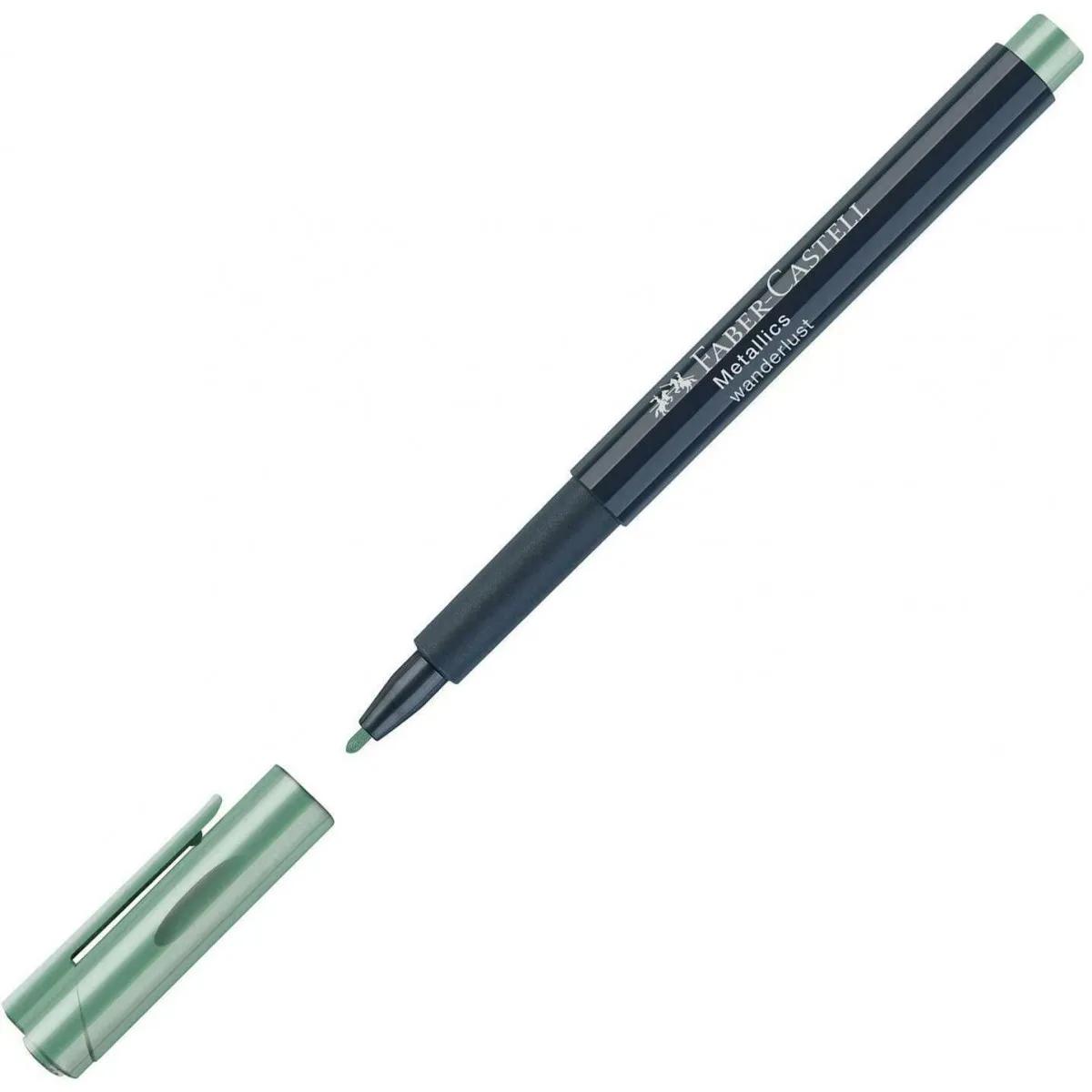 FABER CASTELL flomaster marker METALIK ZELENI 
