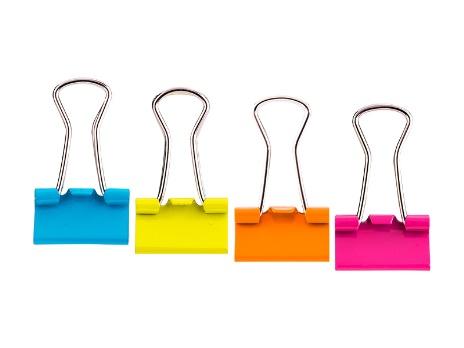 Štipaljke za papir DELI  25/19/15x0,4mm (mix veličina) 