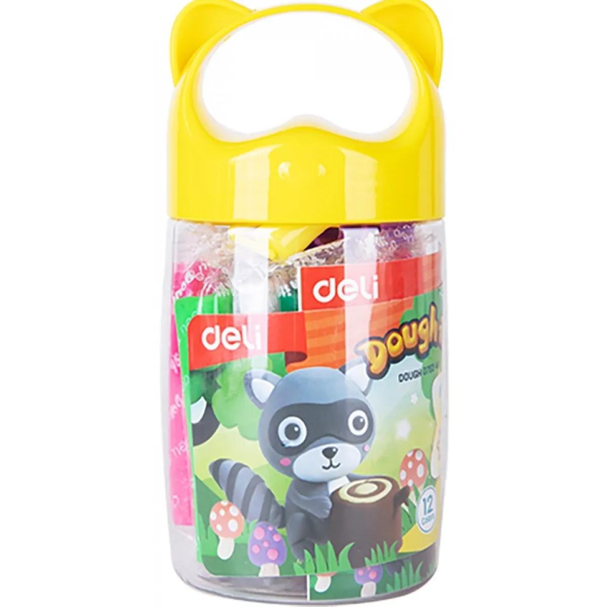 MASA ZA MODELIRANJE 12 boja u pvc kantici 