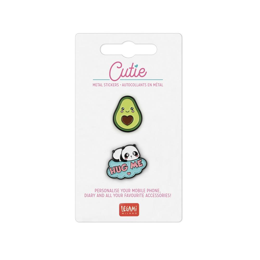 Set ENAMEL STICKERS HUG ME 