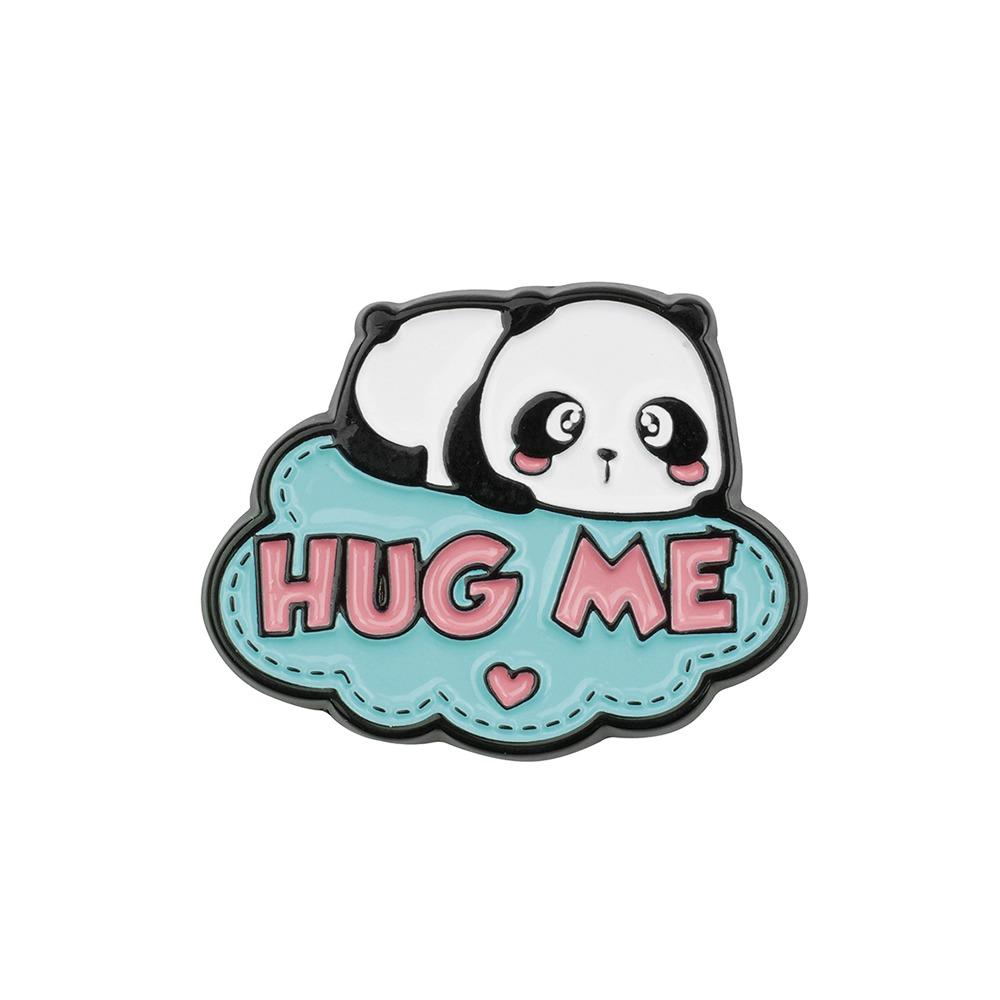 Set ENAMEL STICKERS HUG ME 