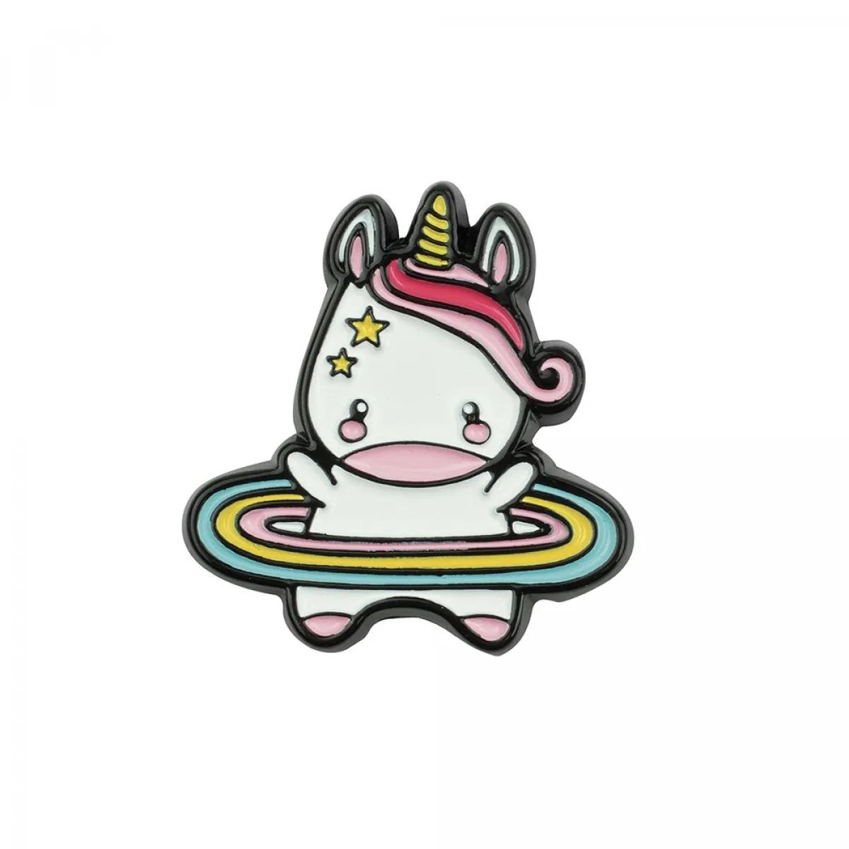 Set ENAMEL STICKERS UNICORN 