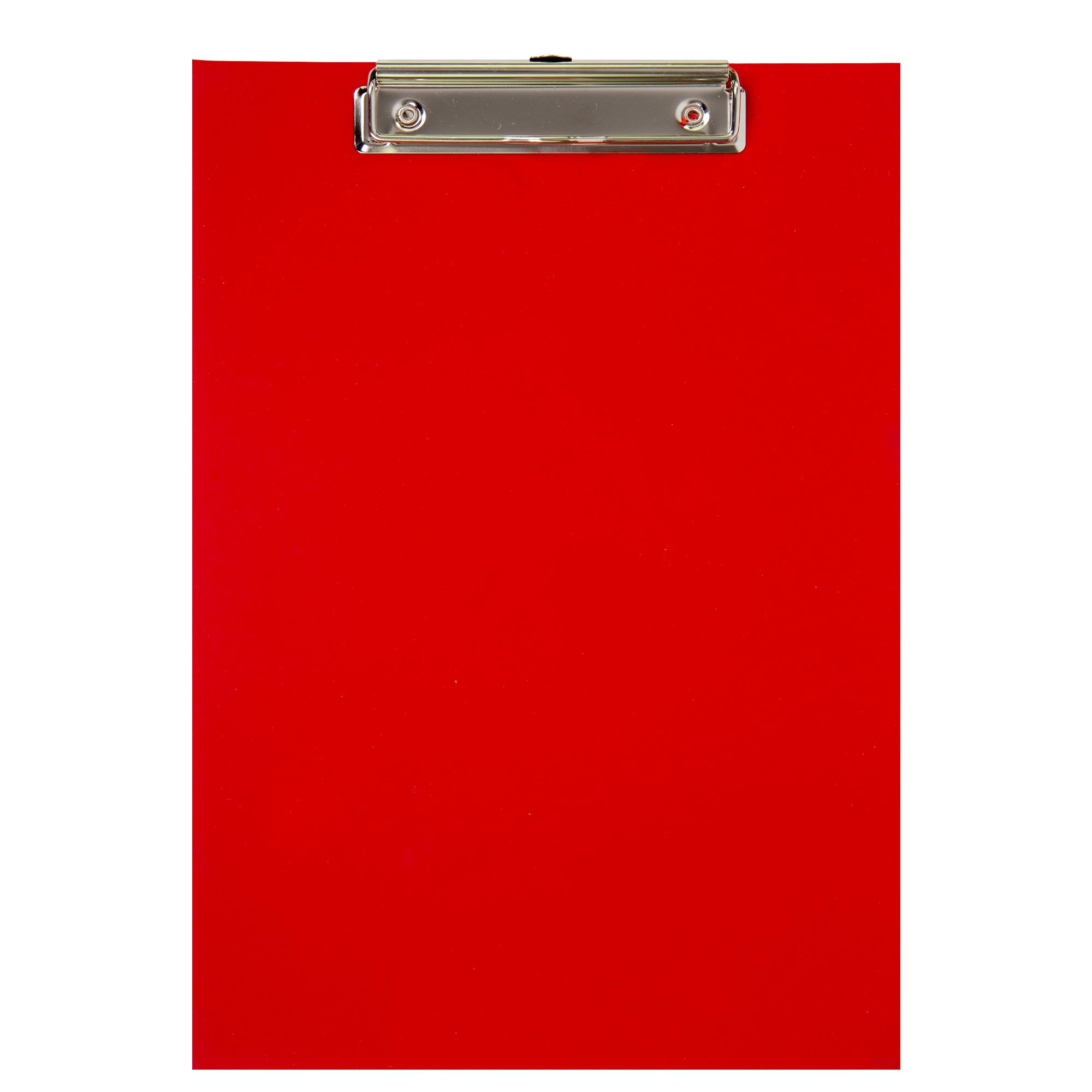 Mapa sa klipsom plastificirana A4 Noki crvena 