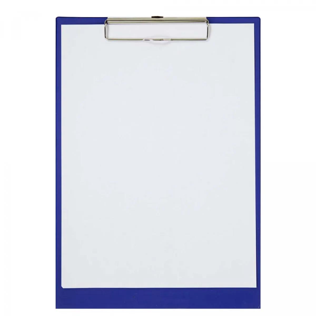 Mapa sa klipsom plastificirana A4 plava 