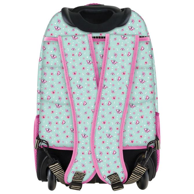 Ranac školski sa točkićima GORJUSS SPARKLE & BLOOM Cherry Blossom 