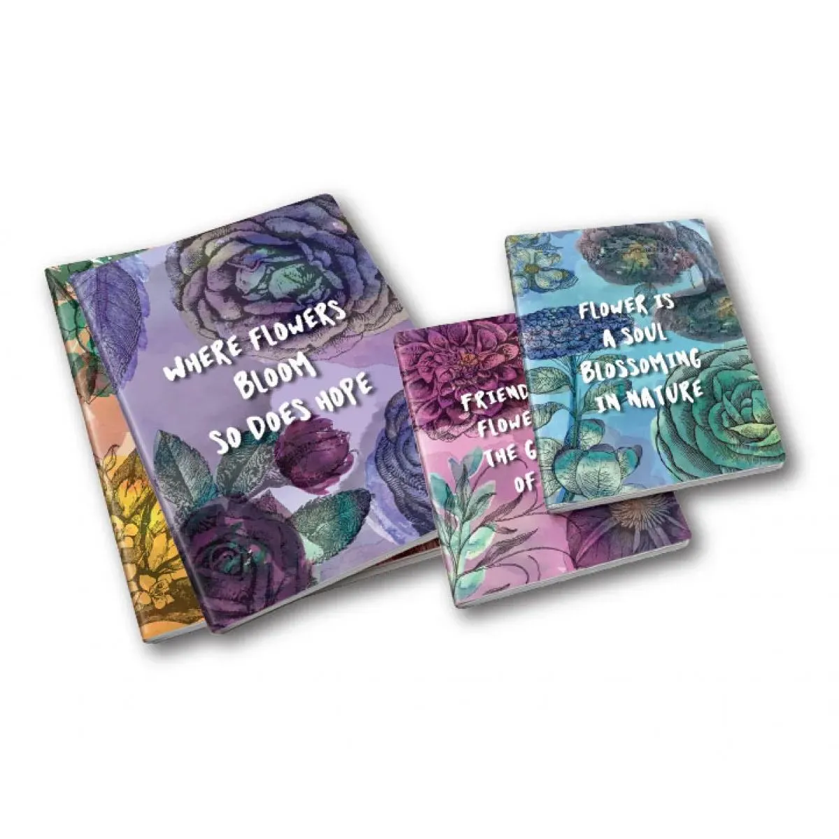 Sveska Floral A4 meki povez 52l, 80gr 