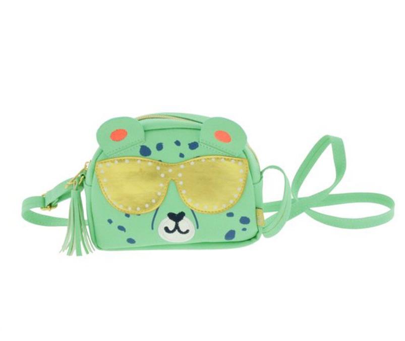 Zelena mini gepard torbica: PP LITTLE BAG CHEETAH 