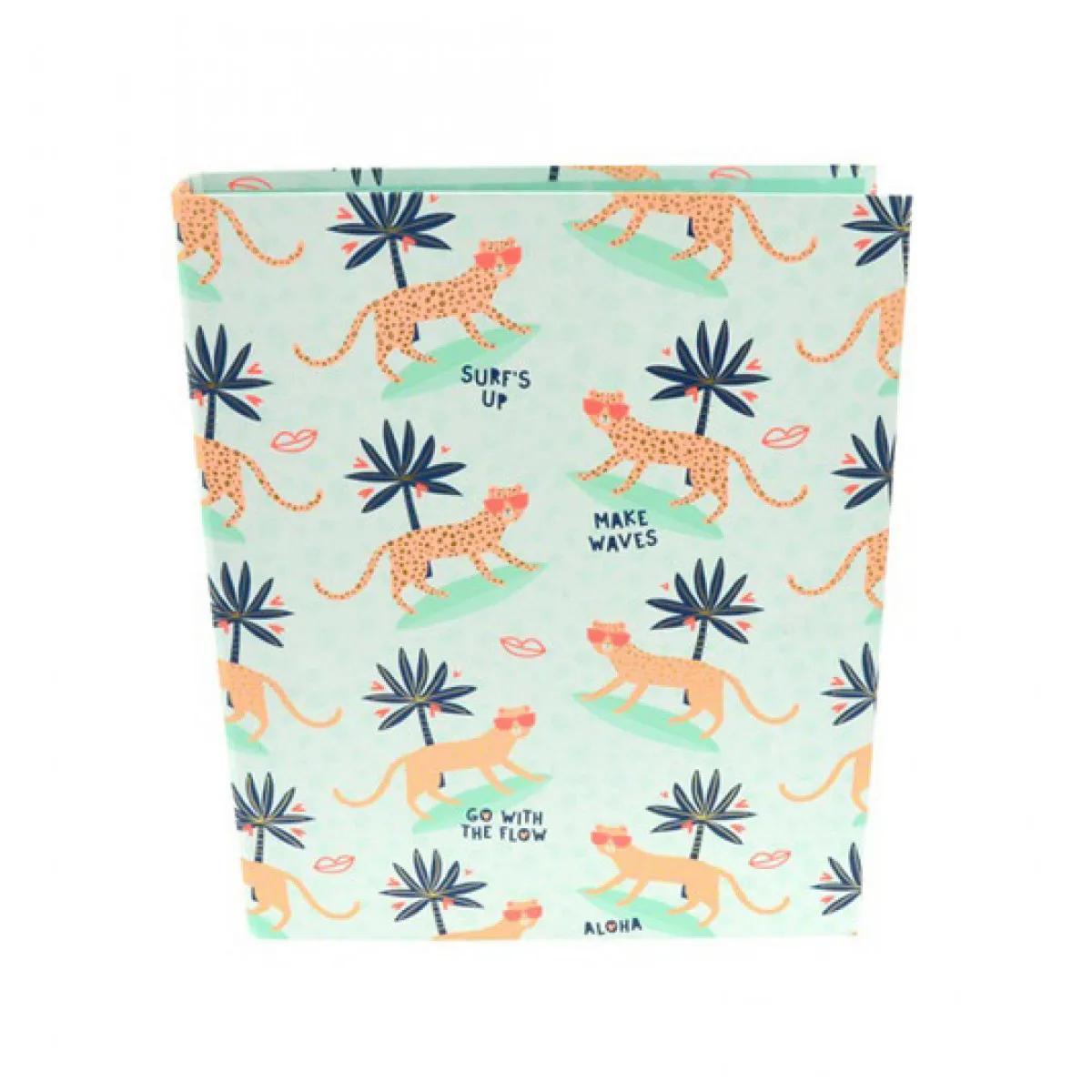 Registrator za dokumenta sa palmama i gepardom: PP RINGBINDER 2RINGS FSC 