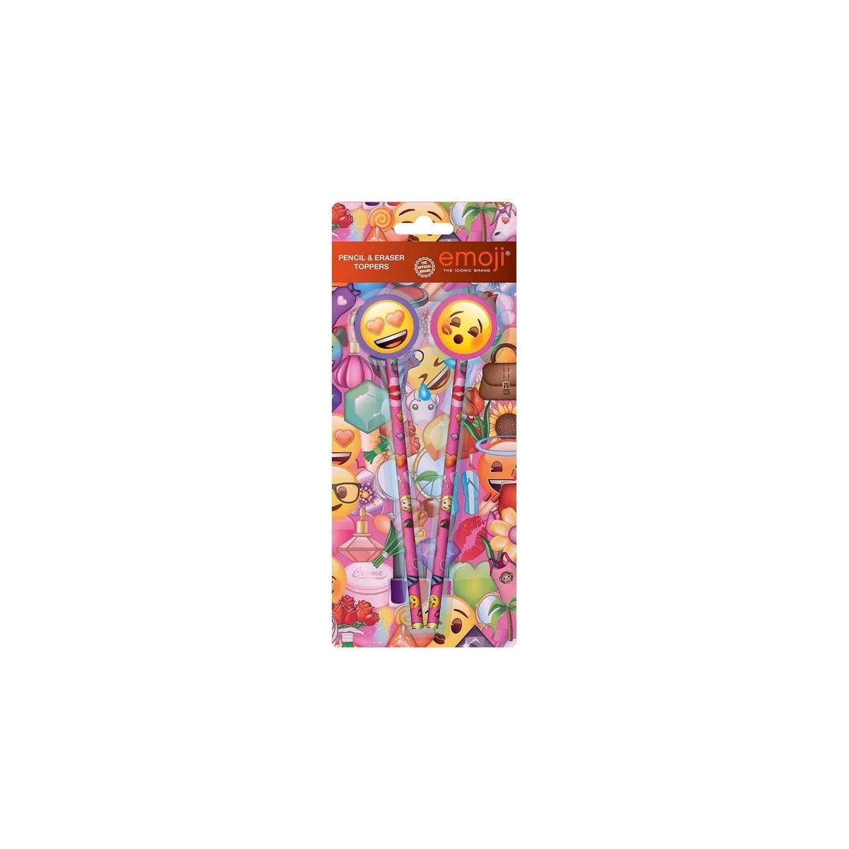 Grafitna olovka sa EMOJI gumicom: EMOJI PENCIL & ERASER TOPPERS 2 