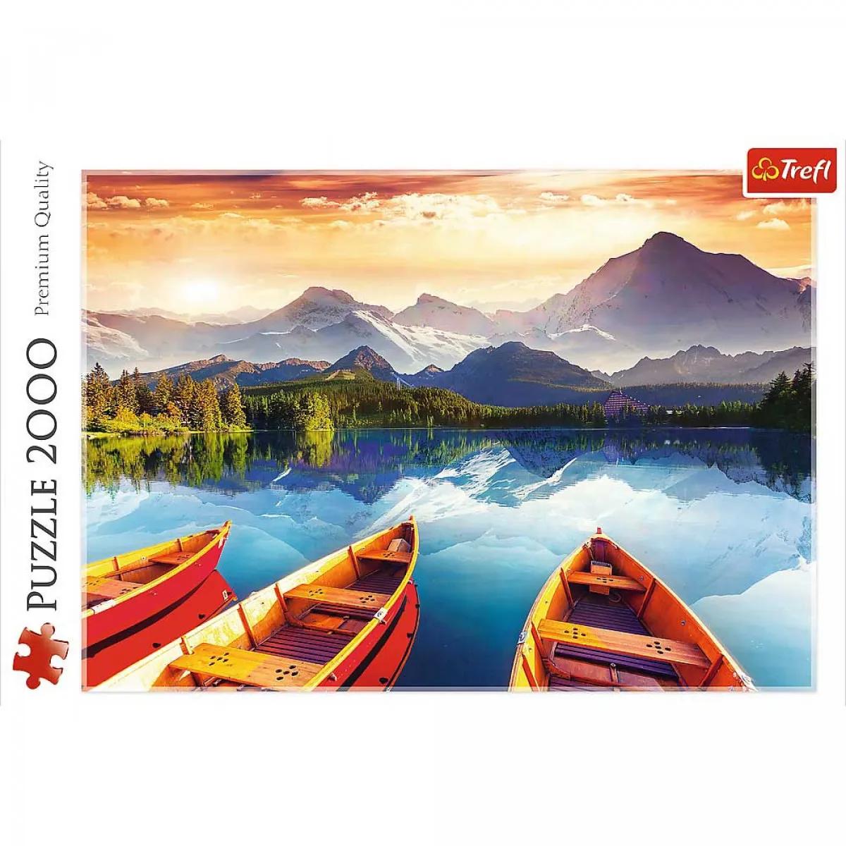Puzzle 2000 TREFL Crystal lake 