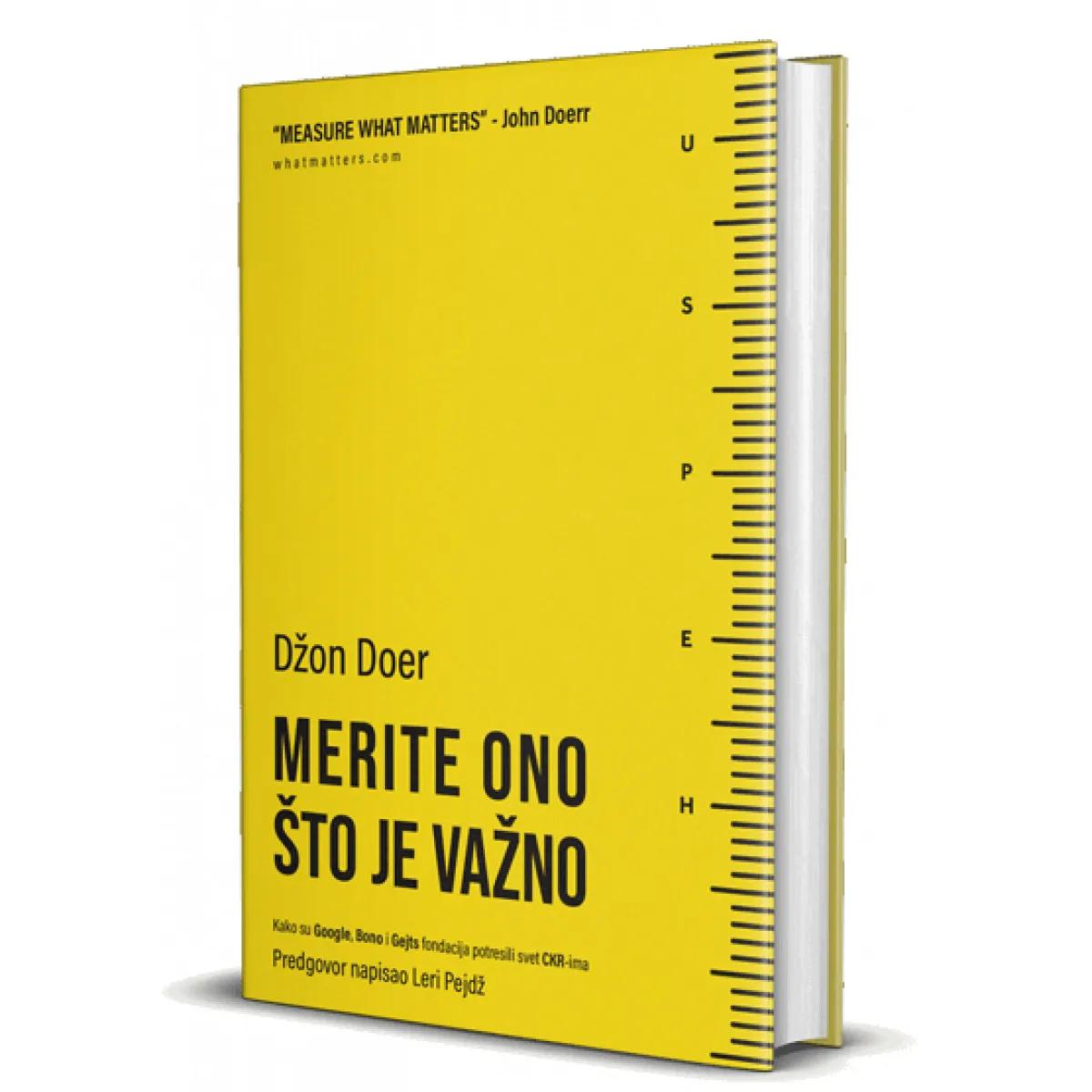 MERITE ONO ŠTO JE VAŽNO 