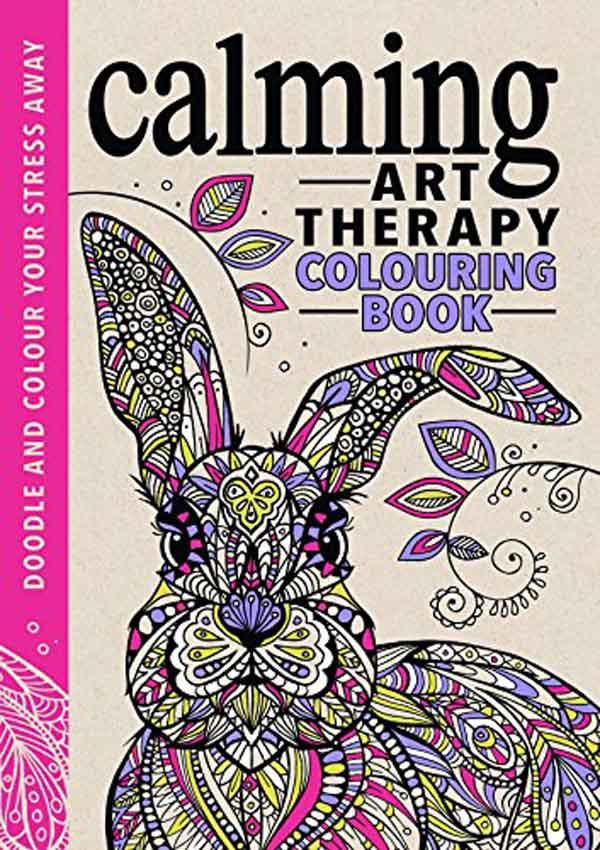 ART THERAPY CALMING COLOURING BOOK 