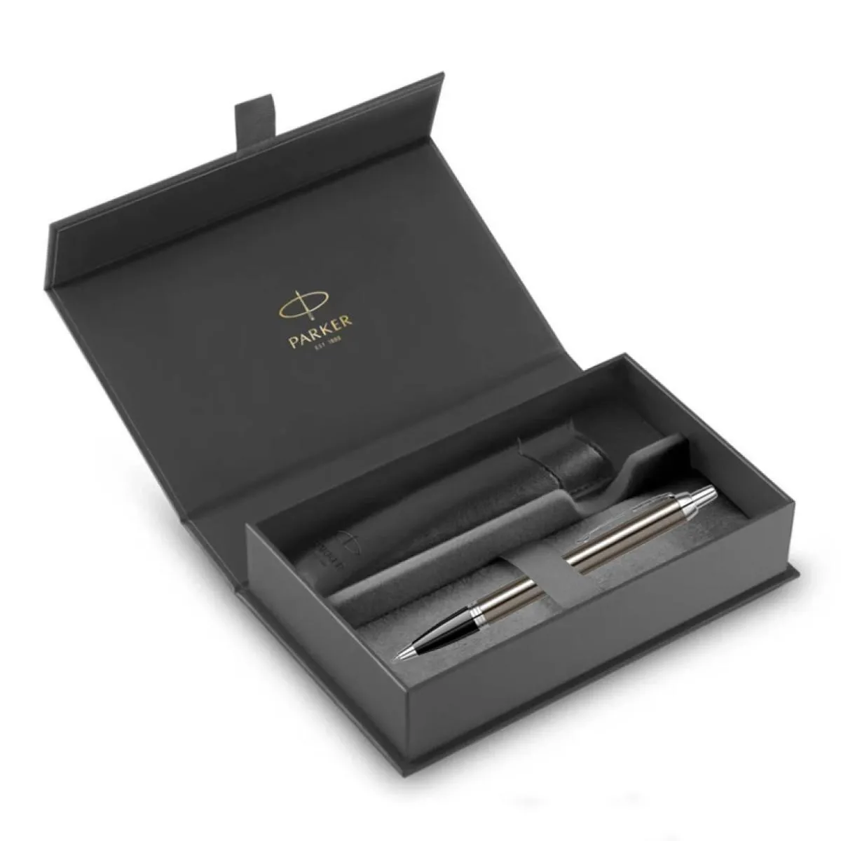 Poklon set PARKER ROYAL Dark Espresso (hemijska i futrola) 
