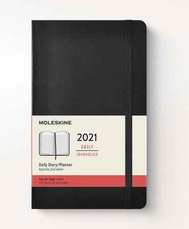 Džepni dnevni rokovnik crne boje: ML 12M 21 DAILY PK BLK SOFT 