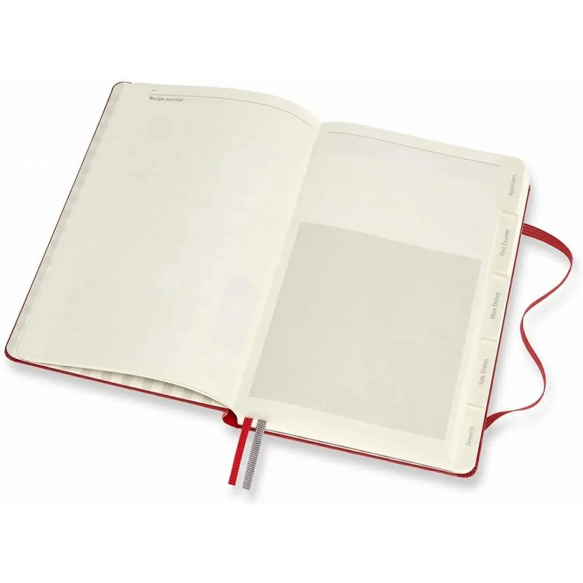 Notes Recipe Journal A5 MOLESKINE 13x20 cm Crveni (tvrde korice) 