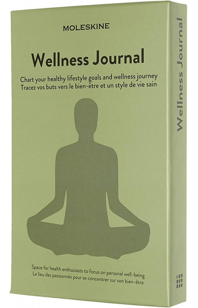 Notes Wellness Journal A5 MOLESKINE 13x20 cm Zeleni (tvrde korice) 